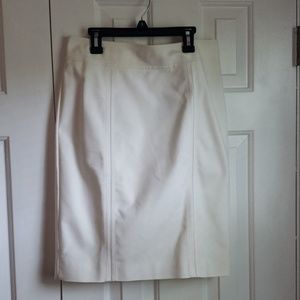 White house Black market white skirt size 6